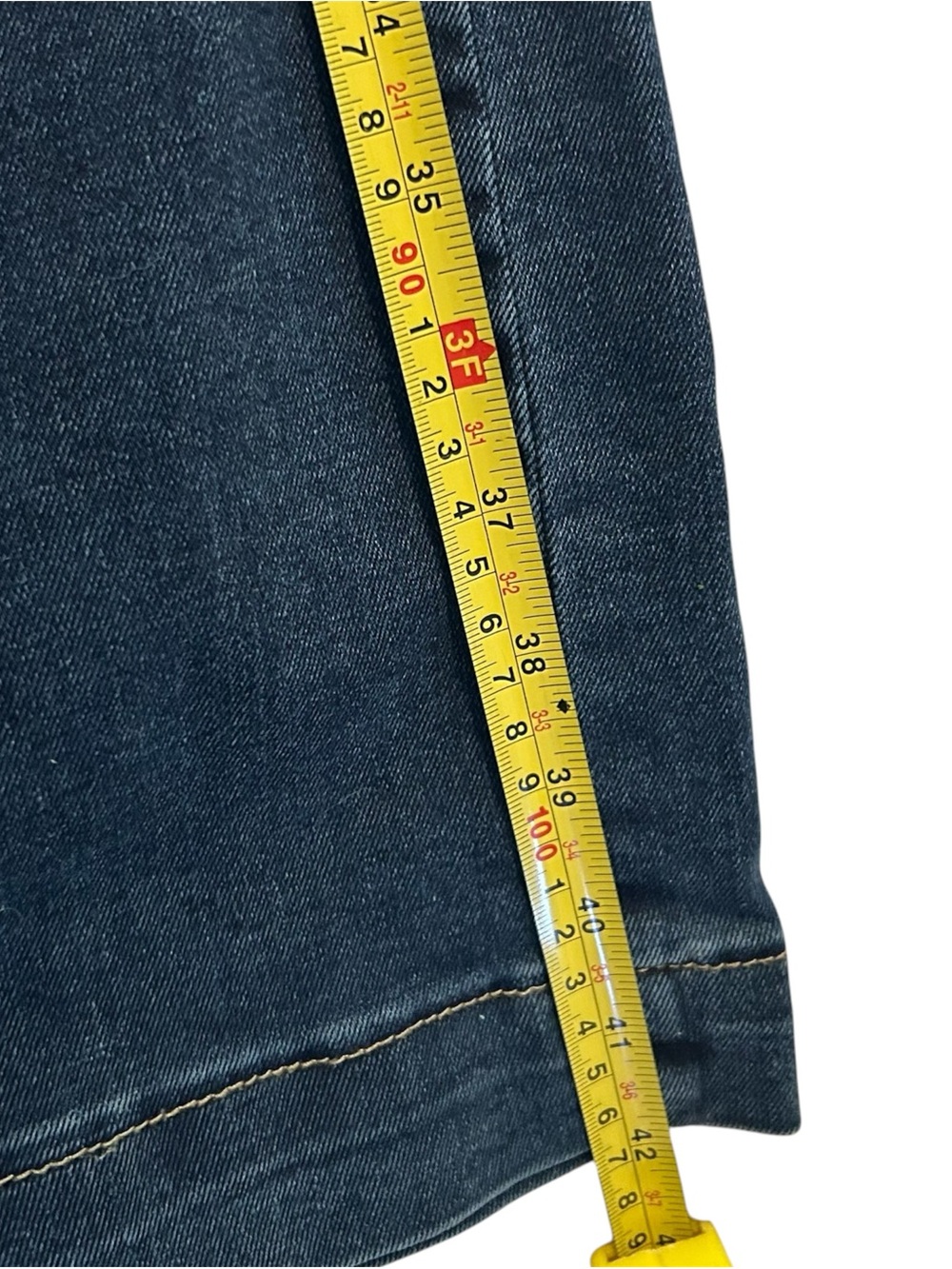 Maurices High-Rise Super Wide Leg Jeans - Dark Blue Size 12 Palazzo - Picture 4 of 8